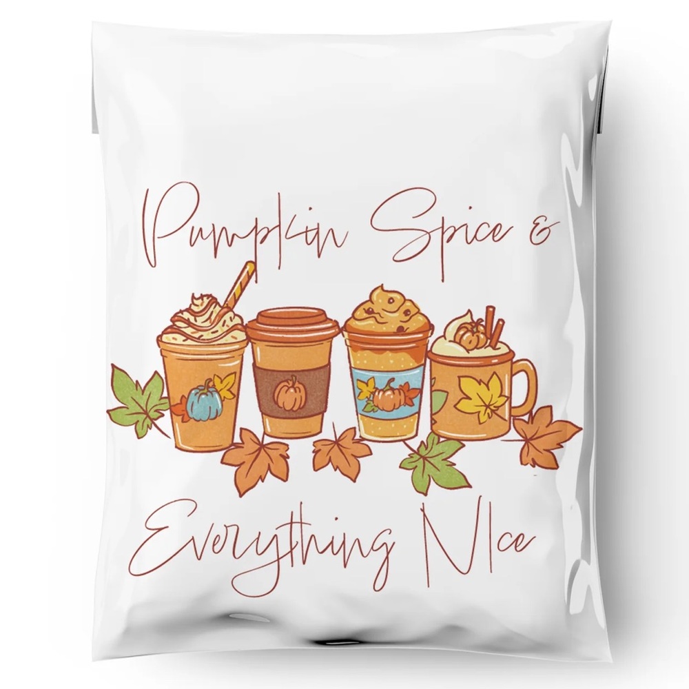 Thanks a Latte Poly Mailers 10x13 Pack of 25 - Picture 5 of 7